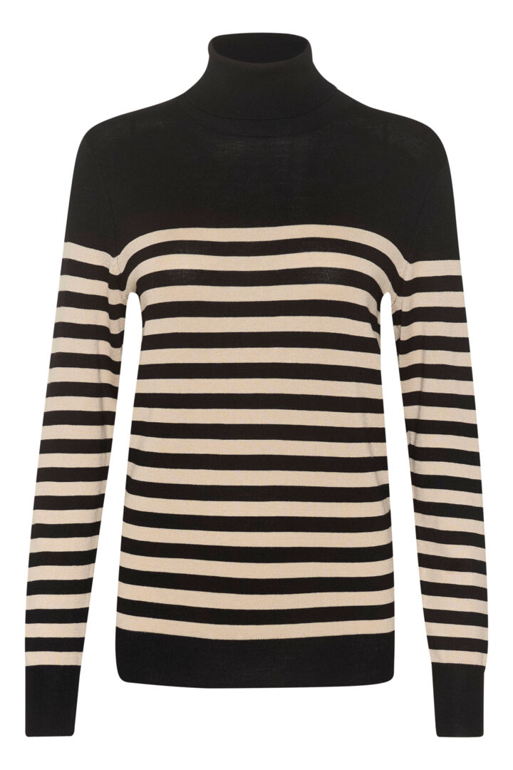 Chandail KAlizza Striped Roll Neck KAFFE