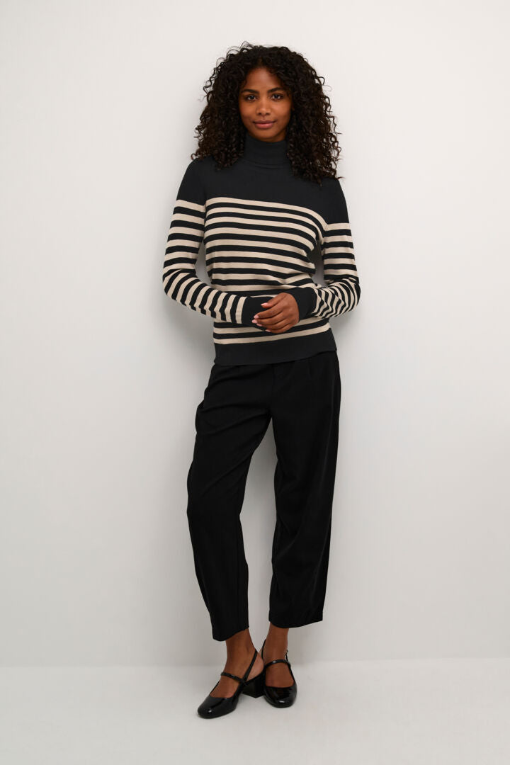 Chandail KAlizza Striped Roll Neck KAFFE