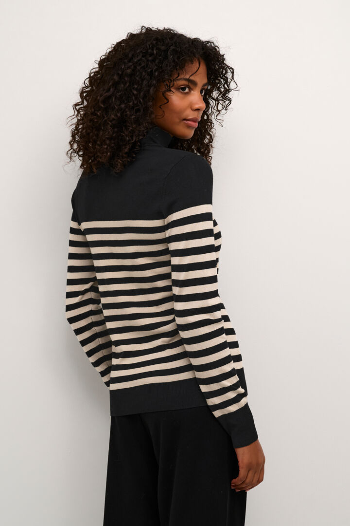 Chandail KAlizza Striped Roll Neck KAFFE