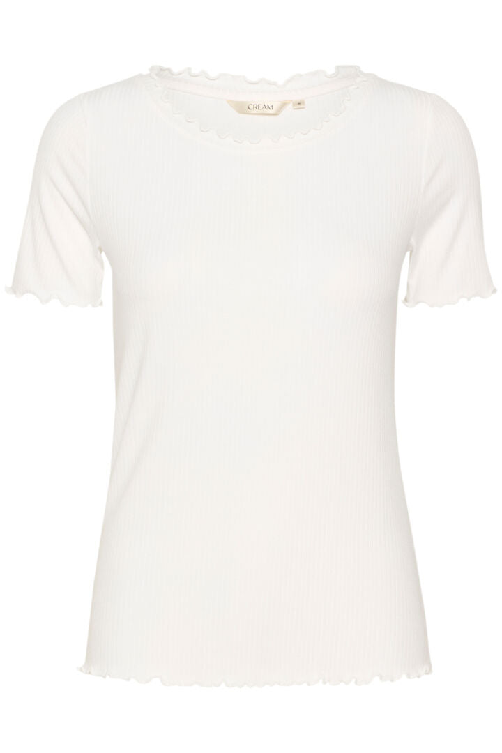 CRRibba Tshirt CREAM