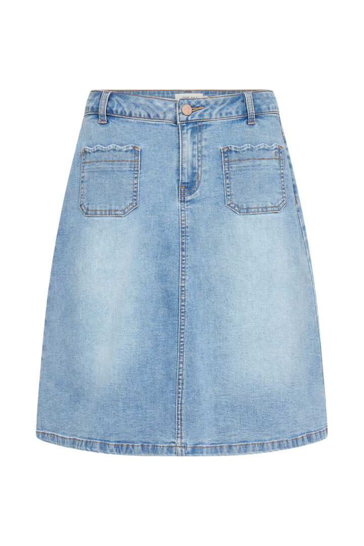 CRJuliette Denim Skirt CREAM