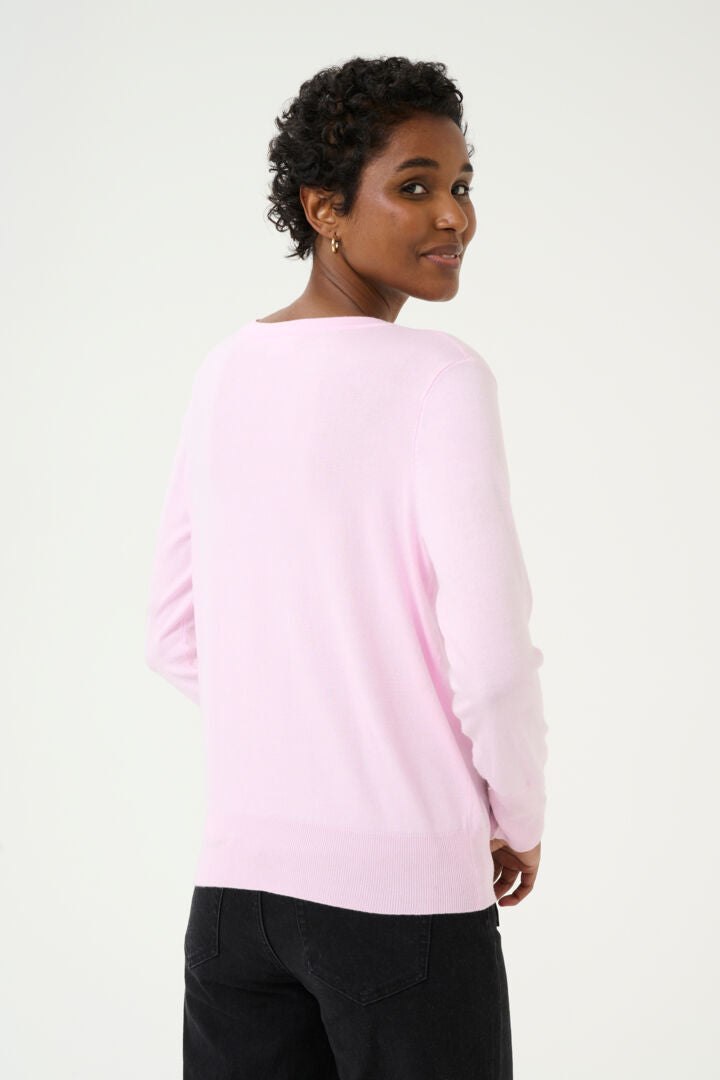 KAlizza V-Neck Knit Pullover Buttons KAFFE