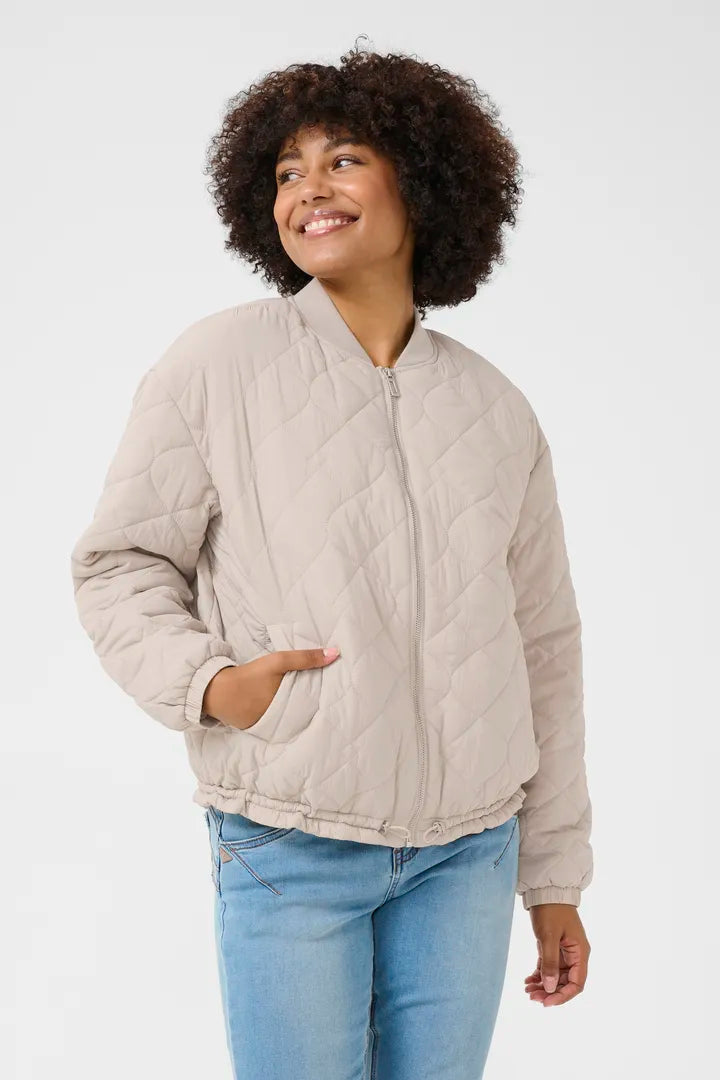 CRMyra Quilt Jacket CREAM