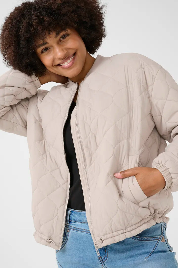 CRMyra Quilt Jacket CREAM