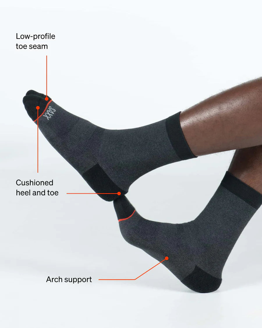 SAXX Mid-Calf Socks Two Pack