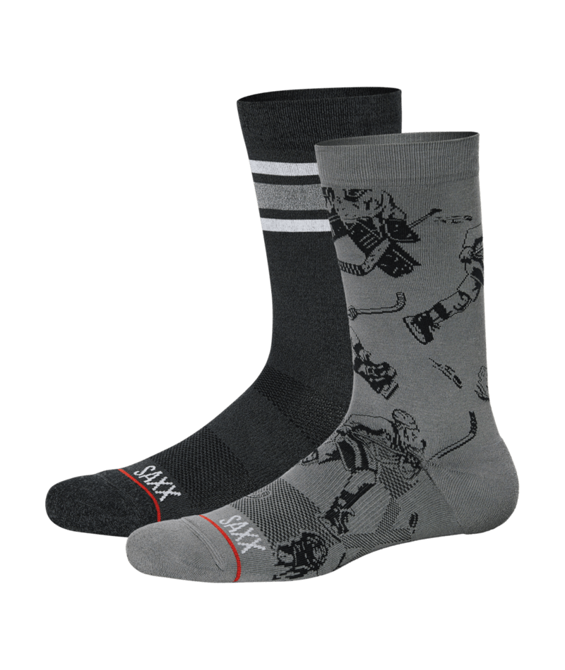 SAXX Mid-Calf Socks Two Pack